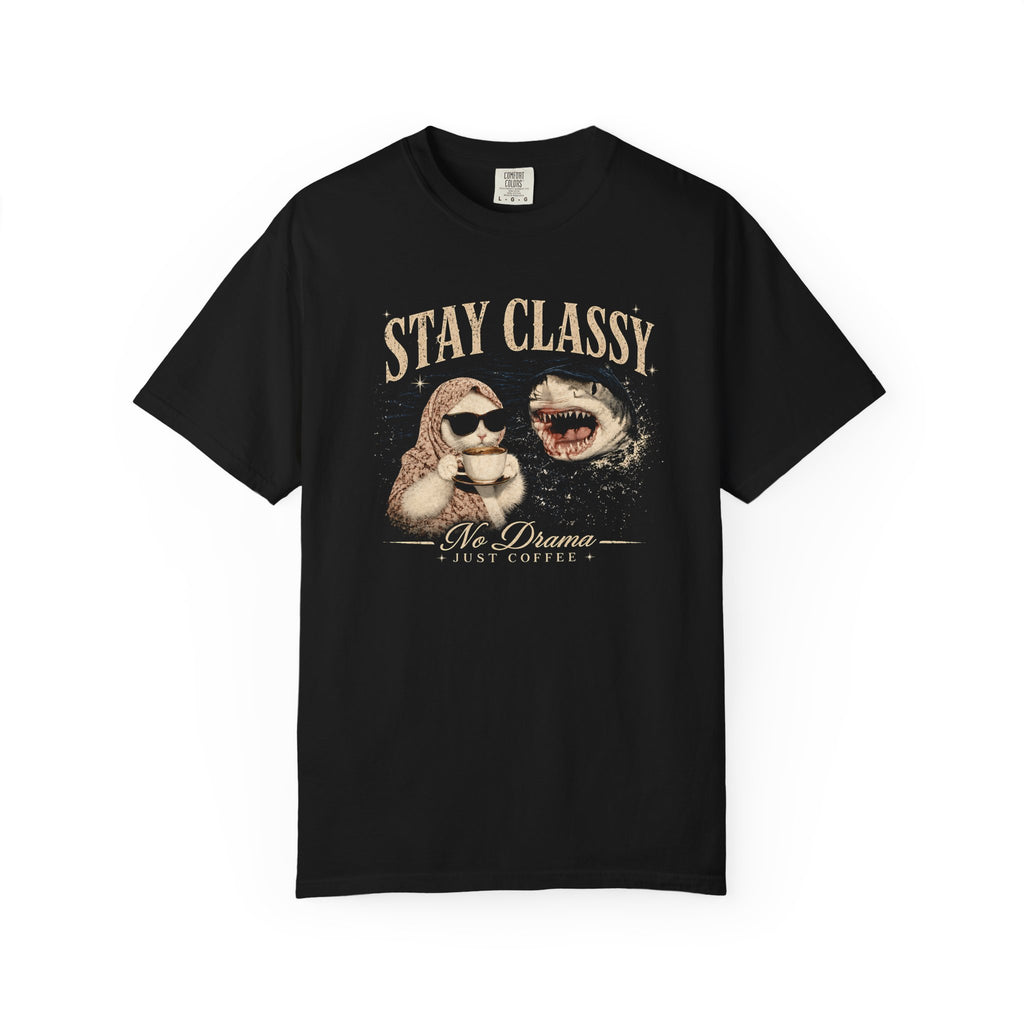 Stay Classy Otter T-Shirt — Cute Animal Graphic Tee
