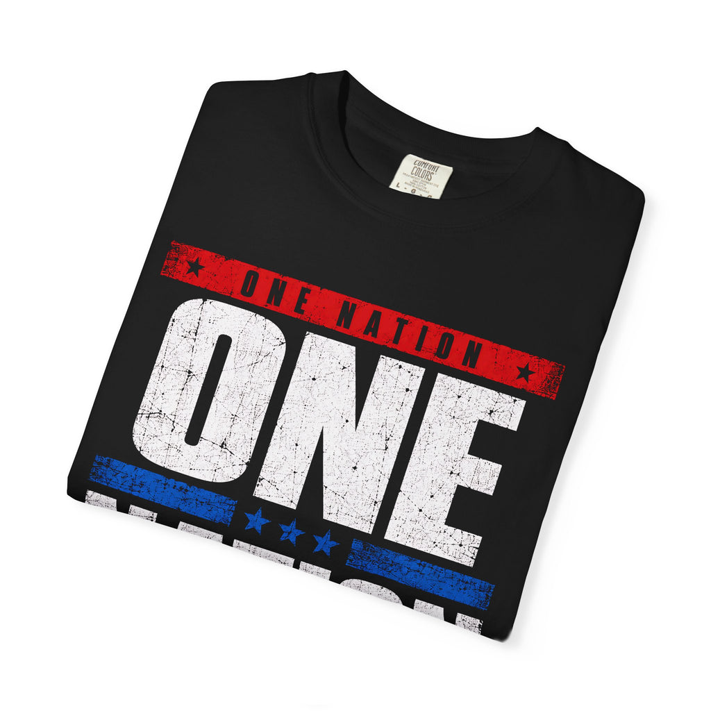 One Nation T‑Shirt — Patriotic American Flag Style Tee