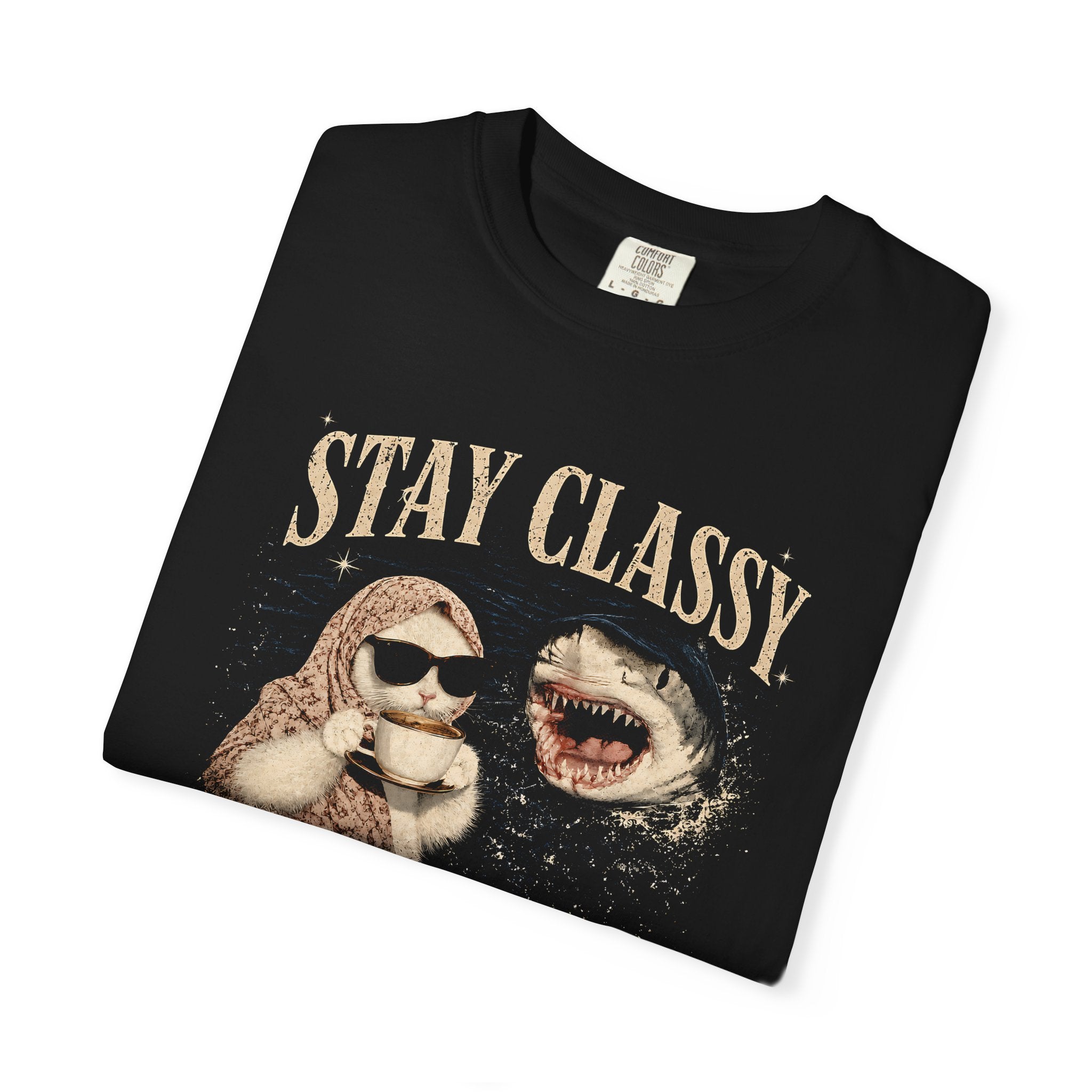 Stay Classy Otter T-Shirt — Cute Animal Graphic Tee