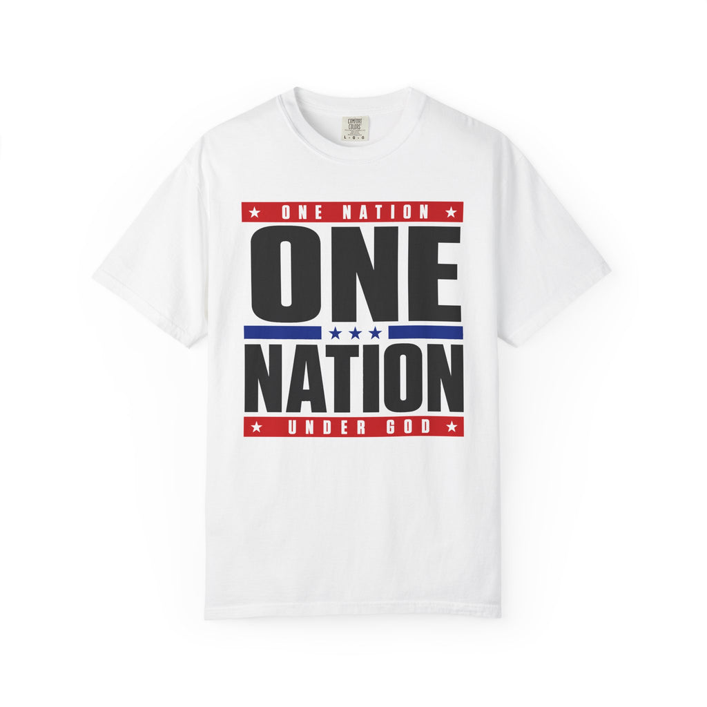 One Nation T-Shirt — "One Nation Under God" Patriotic Tee