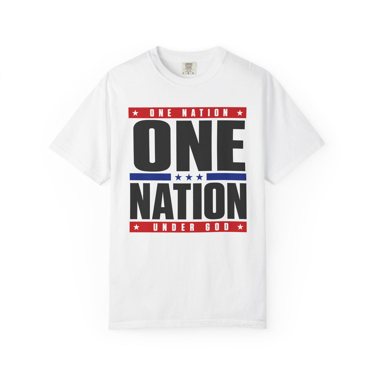 One Nation T-Shirt — "One Nation Under God" Patriotic Tee