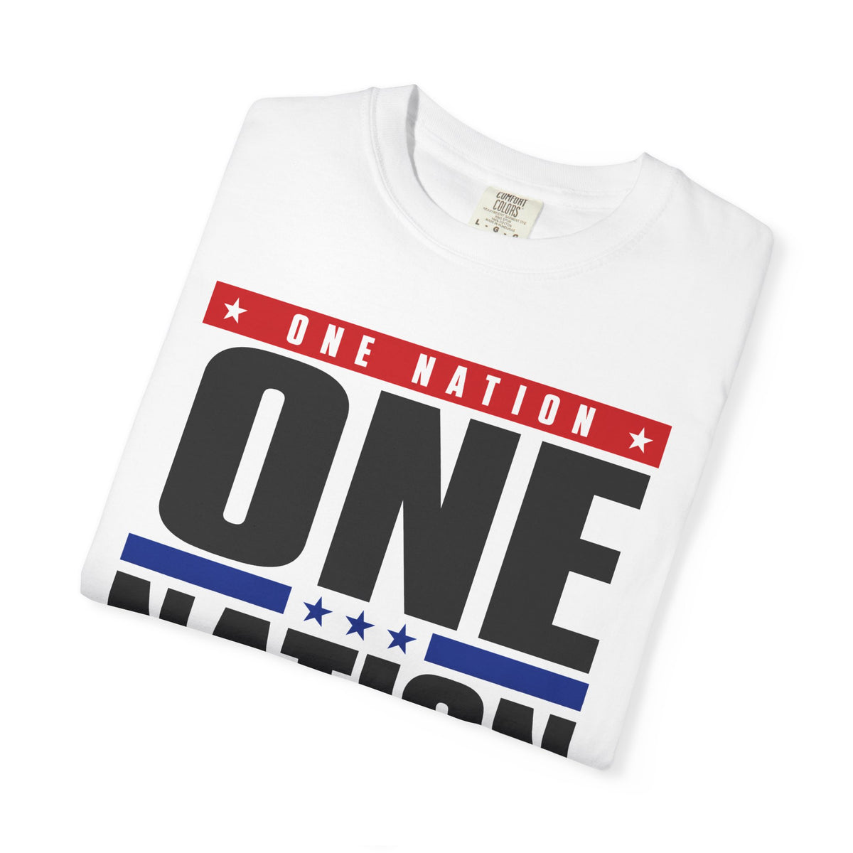 One Nation T-Shirt — "One Nation Under God" Patriotic Tee