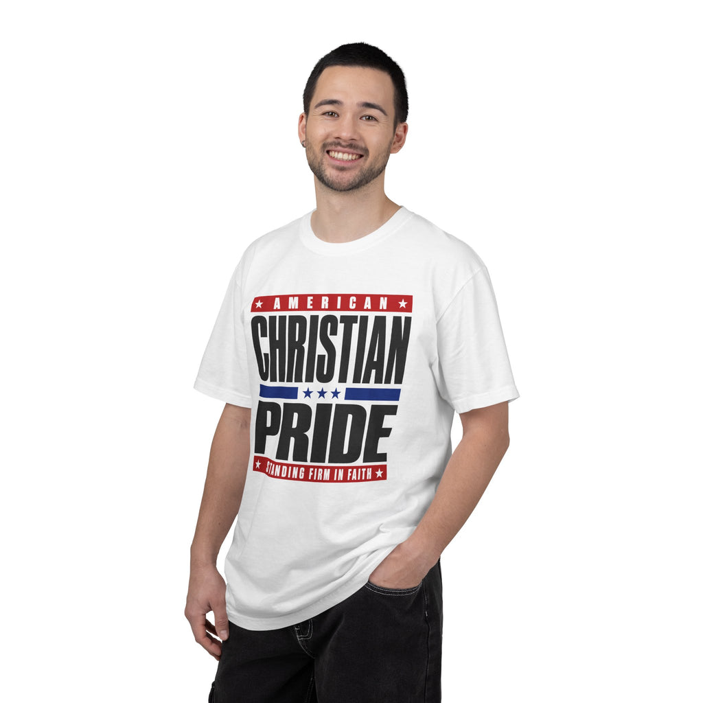 American Christian Pride T-Shirt — Standing Firm in Faith Tee