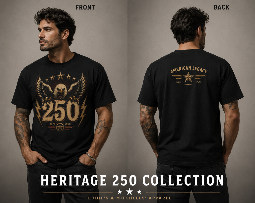 American Legacy 250 Eagle T‑Shirt — Patriotic 1776 Anniversary Tee