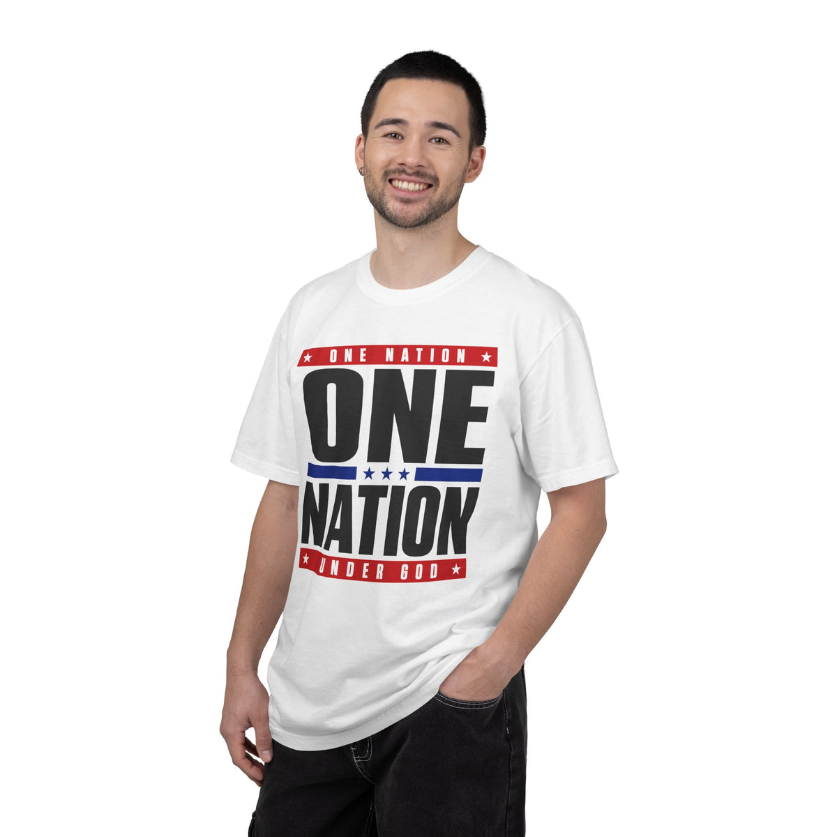 One Nation T-Shirt — "One Nation Under God" Patriotic Tee