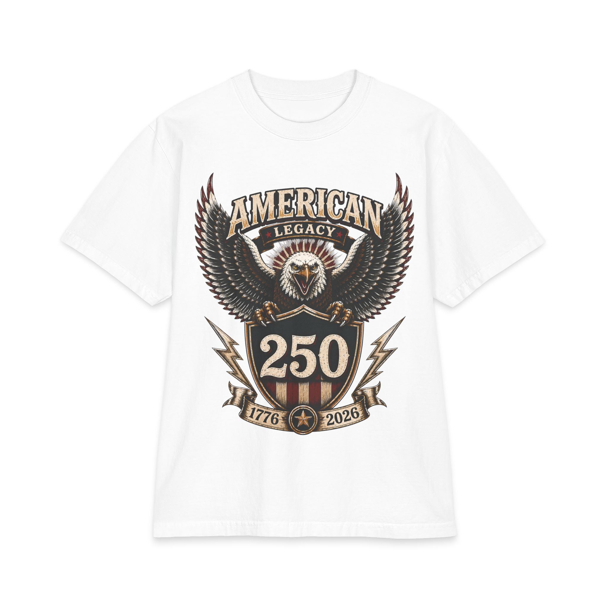 American Legacy 250 Eagle T-Shirt — Patriotic 1776–2026 Anniversary Tee