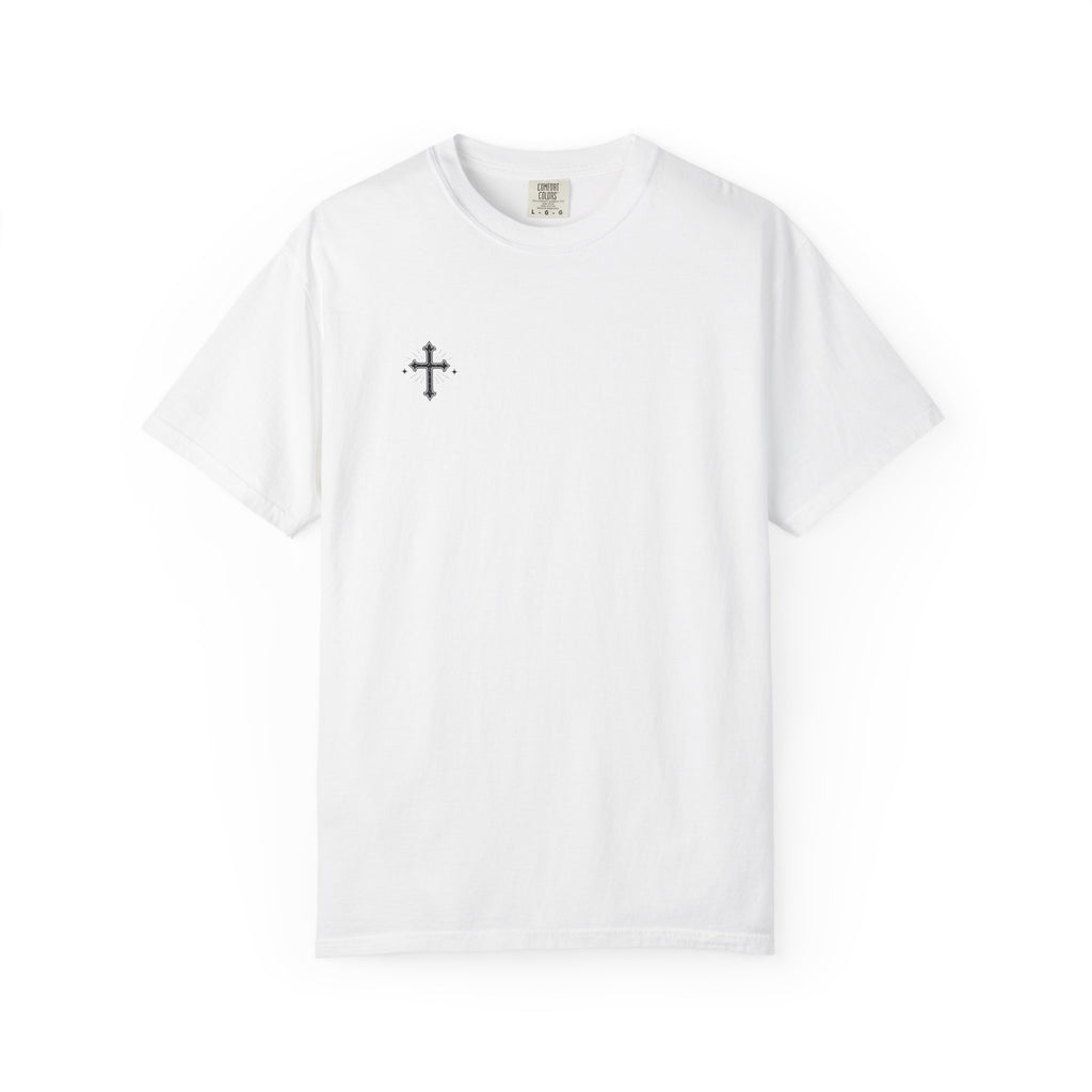 King of Kings T‑Shirt — Cross Back Graphic Christian Faith Tee