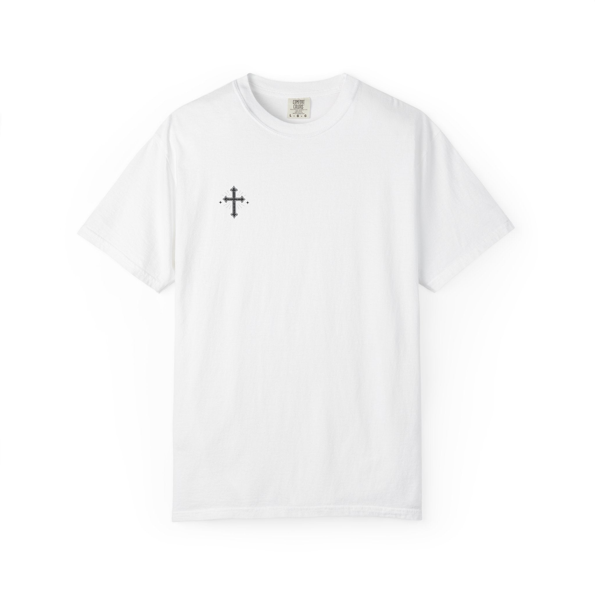 King of Kings T‑Shirt — Cross Back Graphic Christian Faith Tee
